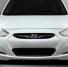 Бампер Передний Hyundai Solaris с 2010г.-2014г.седан, цвет: PGU Белый кристалл.