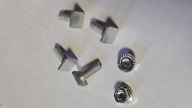 Болт крепления задней форточки 5*4 с квадратной головкой ВАЗ-2110/2111-8101482.