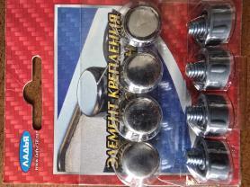 Болты Хром на номерной знак. Комплект.