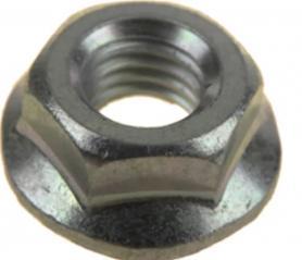 Гайка М5 Шестигранная с зубчатым буртиком.