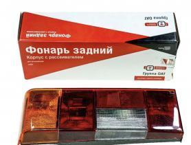Фонарь Задний в сборе, Левый Lada-2108, 2109, 2114. Завод ДААЗ.