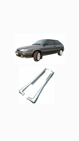 Пороги Наружние- Обтекатели LADA-2113, цвет: Кварц 630, комплект 2 штуки. Оригинал.