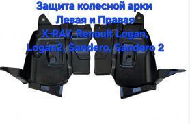 Щиток подкрылков Боковой, Переднего колеса X-RAY 638309356R Правый, 538311798R Левый. Оригинал